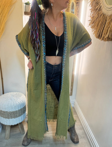 Hemp Net Kimono