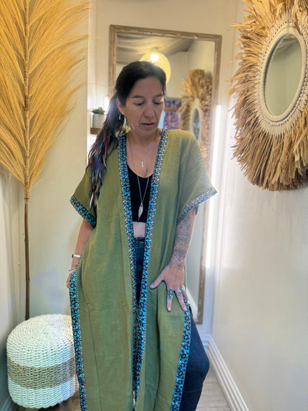 Hemp Net Kimono