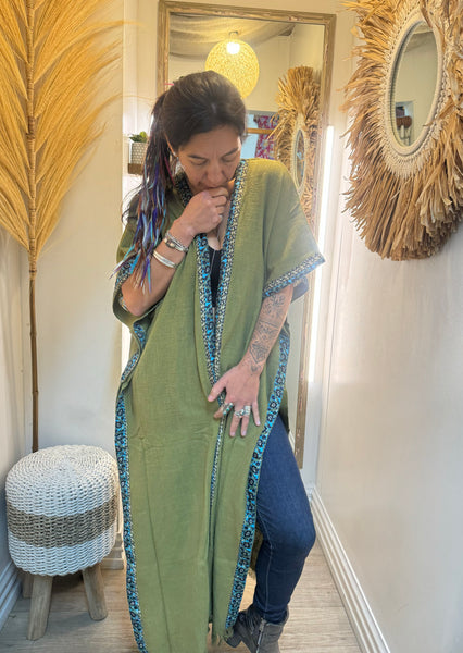 Hemp Net Kimono