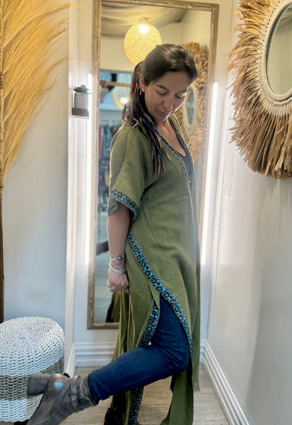 Hemp Net Kimono